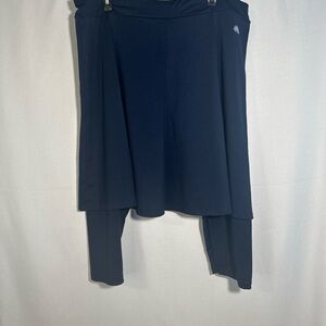 Snoga Athletics Navy Midi Skirt with Leggings